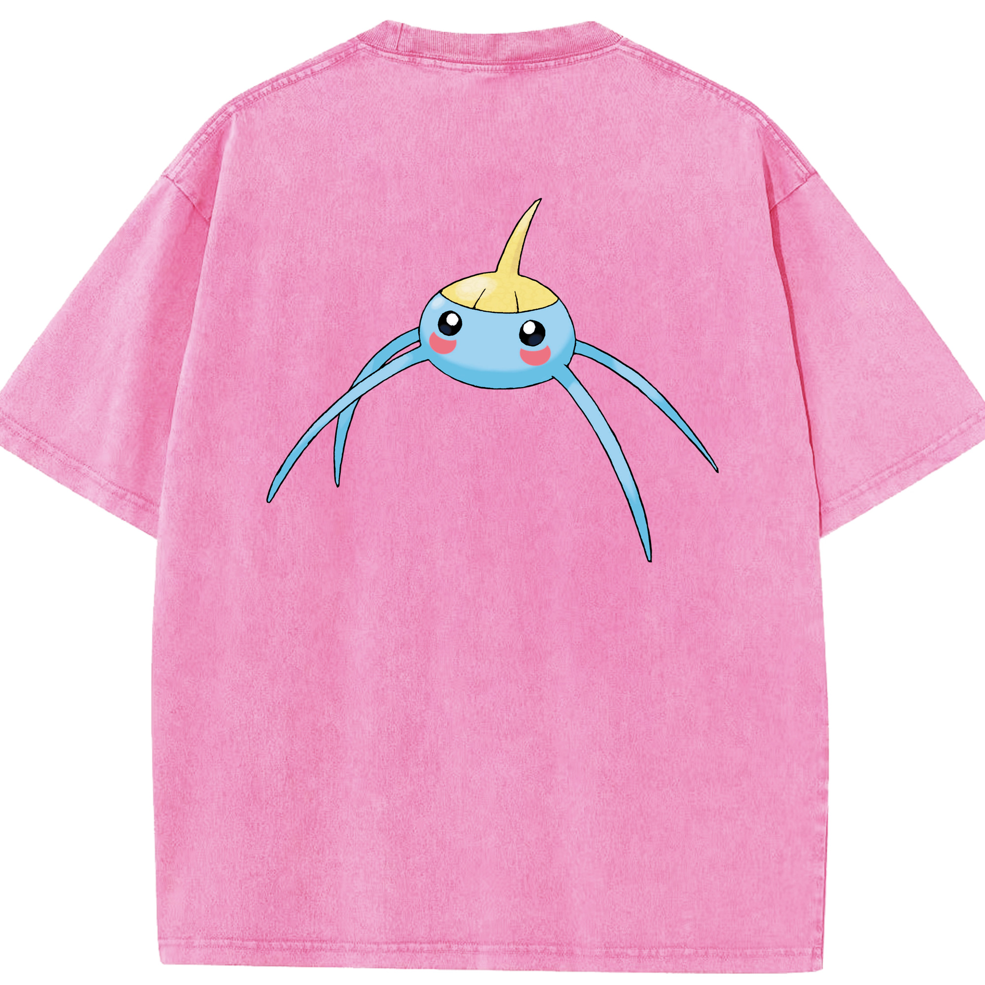 （画像用） ポケットモンスター Pokémon 綿100% ヴィンテージ風 半袖Tシャツ（背面プリント）